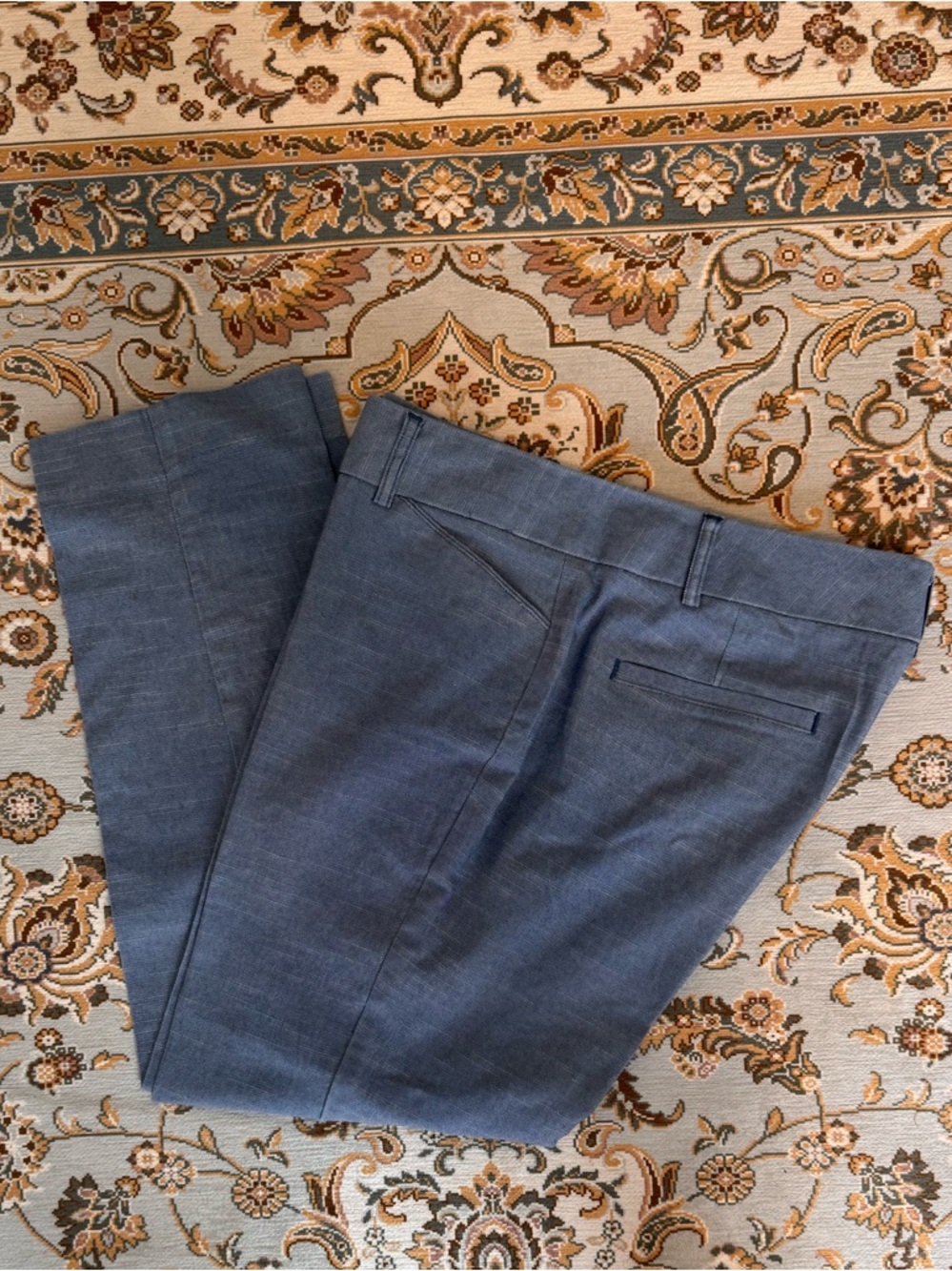 Van Heusen Chambray Dress Pants - Size 8